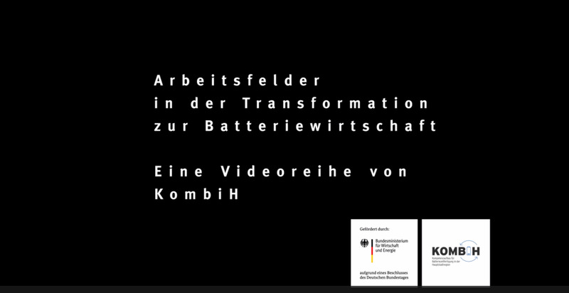 Arbeitsfelder in der Transformation zur Batteriewirtschaft - Eine Videoreihe von KombiH. Eingrenzung von Fehlern an Batterien Teil 4/4.