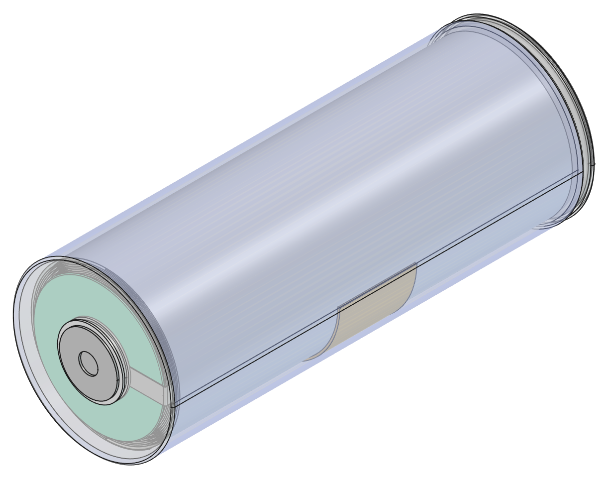 Zylindrische Zelle